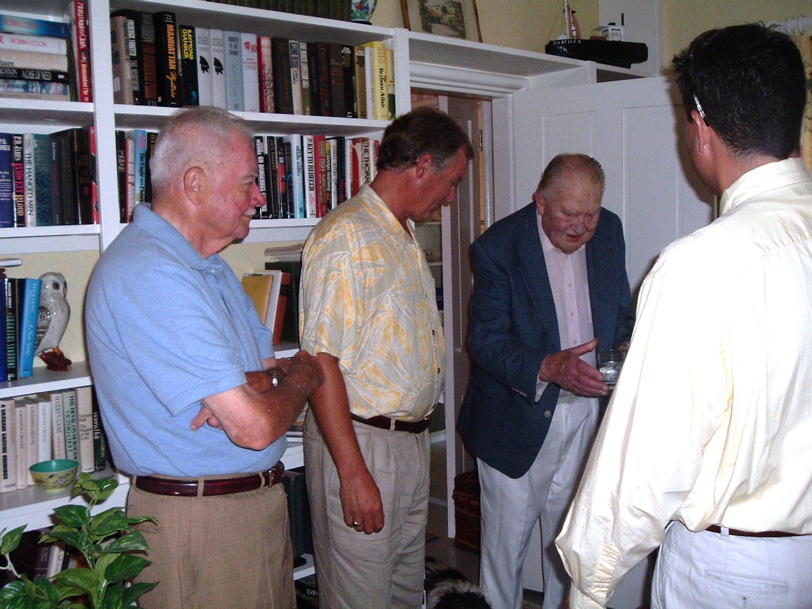 Jim Rives, John Marsh, host Peter shower 034